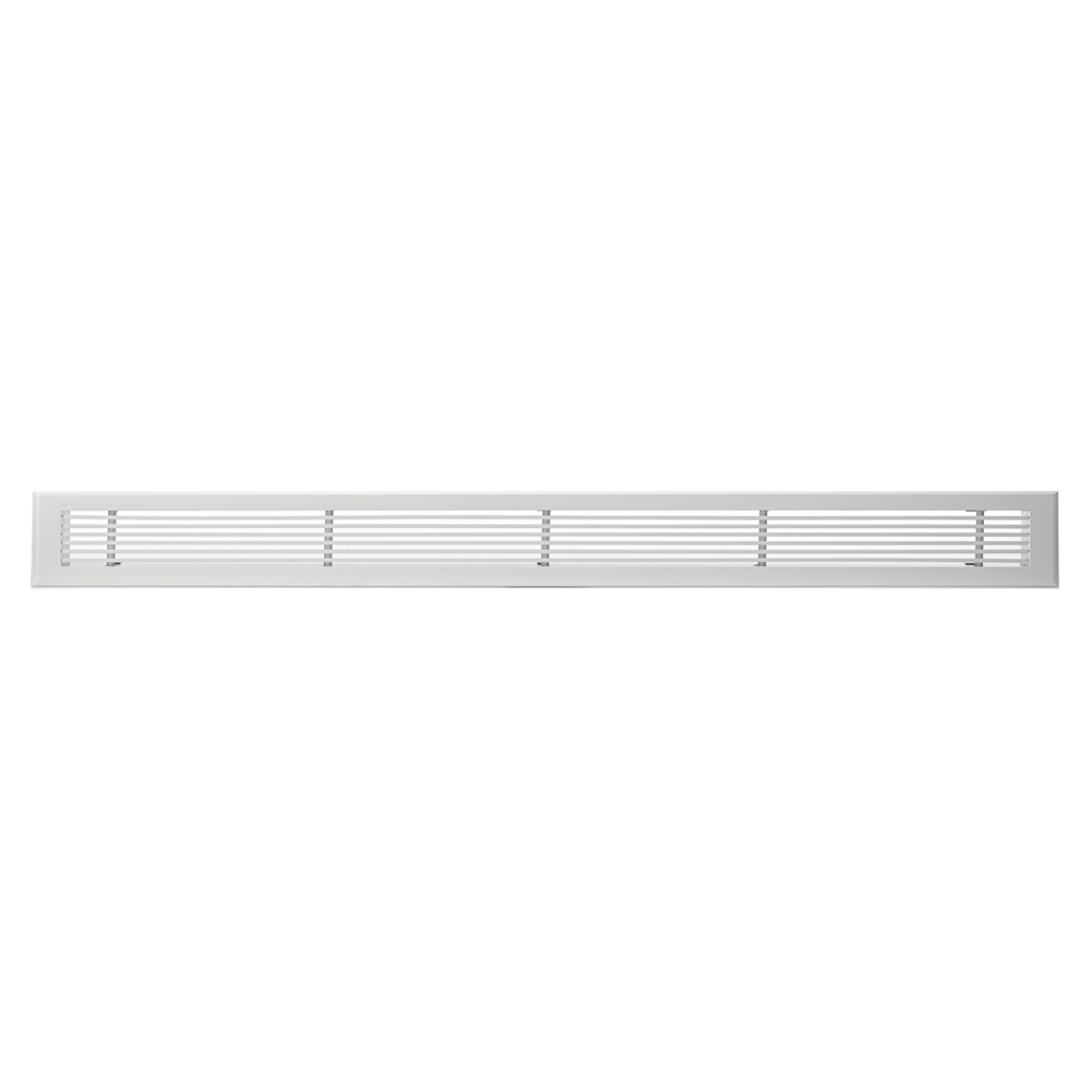 Baillindustrie - Grille soufflage linéaire ailettes fixes - Dimensions grilles GSL1000X100